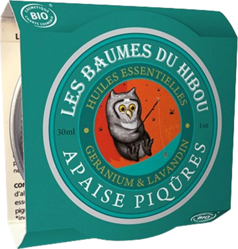 Kampanj LES BAUMES DU HIBOU "Apaise Piqûres" Insect Bite Balm, 30 ml