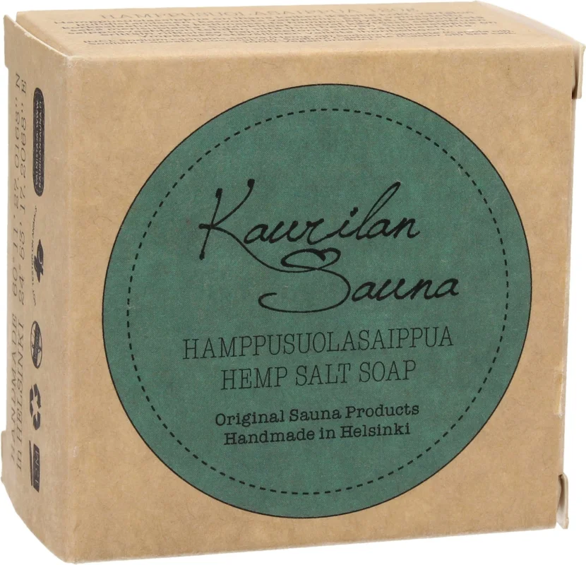 Kaurilan Sauna Hemp Salt Soap, Kartong (120 g) Lägg i varukorgen