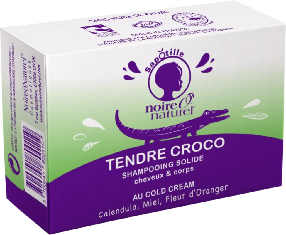 Noireônaturel SapOtille Seife "Tendre Croco", 100 g Reapris