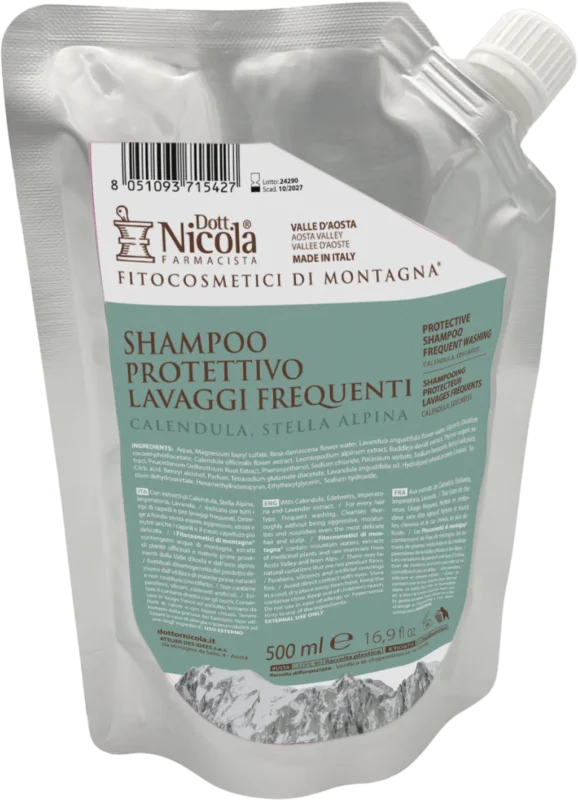 Dott.Nicola Farmacista Schampo med edelweiss, 500 ml Snabb frakt