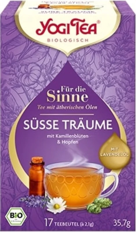 Rabatter Yogi Tea Ekologiskt Te För sinnena - Söta Drömmar, 42 g