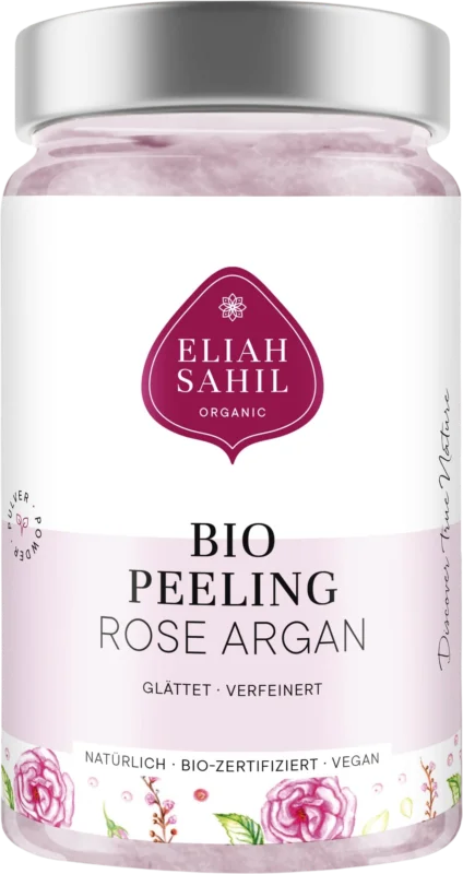 Eliah Sahil Ekologisk Exfoliering Ros Argan, 256 g Expressleverans