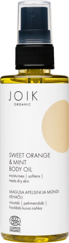 JOIK Organic Sweet Orange & Mint Body Oil, 100 ml I lager