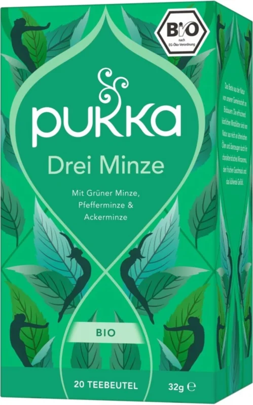 Pukka Tre Minta Organiska Örtte, 20 st. (32 g) Trygg betalning