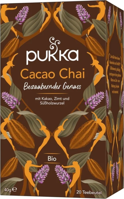 Pukka Organiskt kryddte av kakao Chai, 20 st. (40 g) Trygg betalning