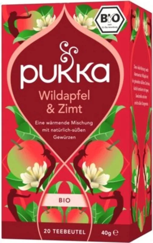 Pukka Vilt Äpple & Kanel Ekologiskt Fruktte, 20 st. (40 g) Utförsäljning