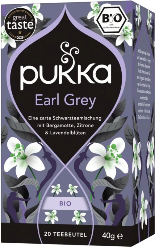 Pukka Earl Grey Ekologiskt Svart Te, 20 påsar (40 g) Endast idag