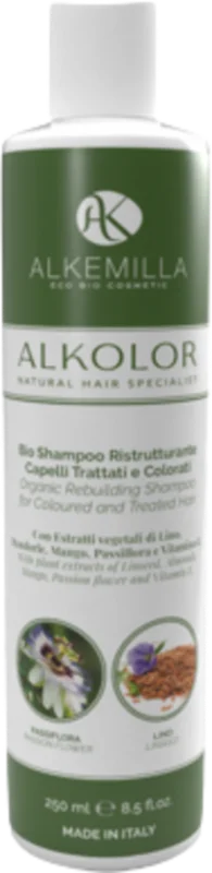 Populärt val Alkemilla Eco Bio Cosmetic ALKOLOR omstruktureringsschampo, 250 ml