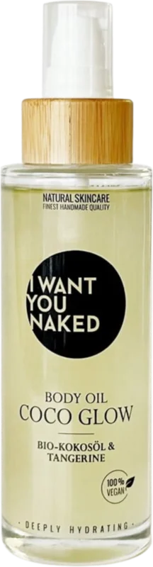 Erbjudandepris I WANT YOU NAKED Coco Glow Body Oil, 100 ml