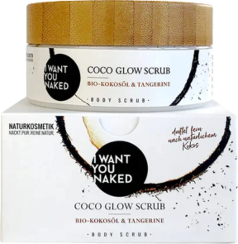 I WANT YOU NAKED Body Scrub Coco Glow, 200 ml Erbjudandepris