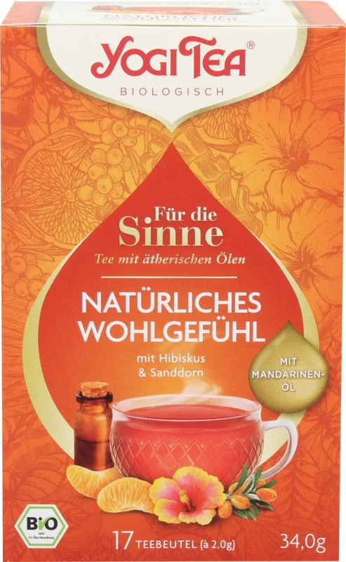 Rea Yogi Tea För sinnena - ekologiskt naturligt välbefinnande, 34 g