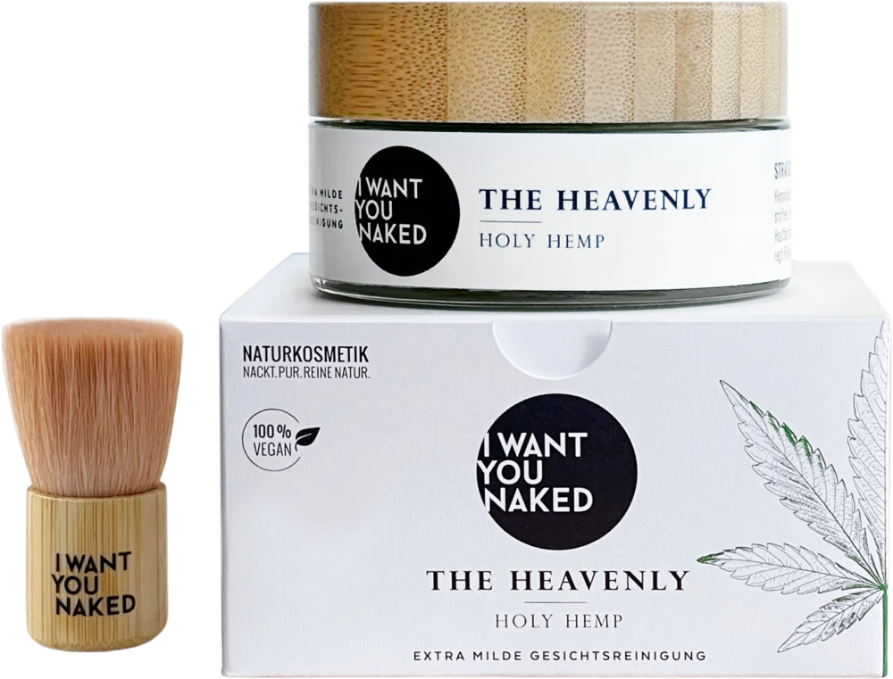 Nedsatt pris I WANT YOU NAKED Holy Hemp Face Soap THE HEAVENLY, 75 g