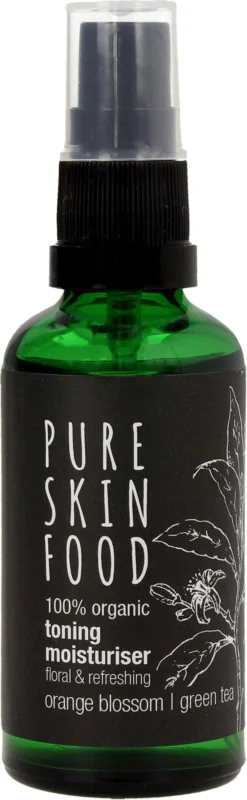 PURE SKIN FOOD Organic Toning Moisturiser Orange Blossom - Green Tea, 100 ml Endast idag