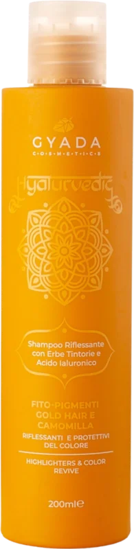 GYADA Cosmetics Hyalurvedic Farbglanz-Shampoo Gold Hair, 200 ml Extra rabatt