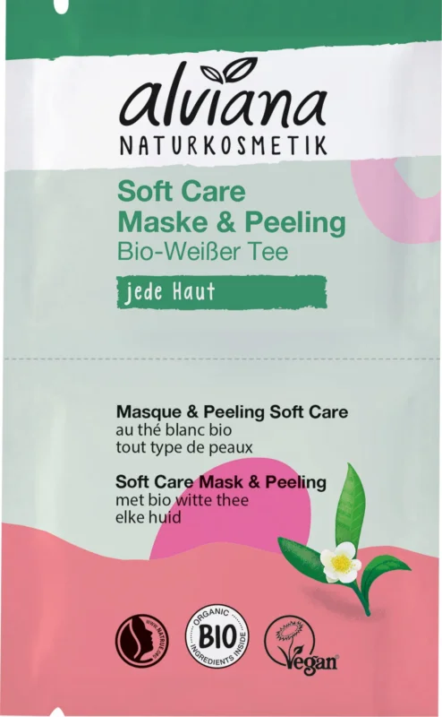 alviana Naturkosmetik Soft Care Maske & Peeling, 15 ml Begränsat erbjudande