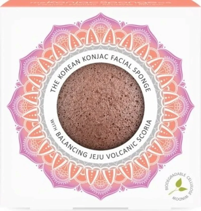 Fri frakt The Konjac Sponge Company Mandala Konjac Facial Sponge Jeju Scoria