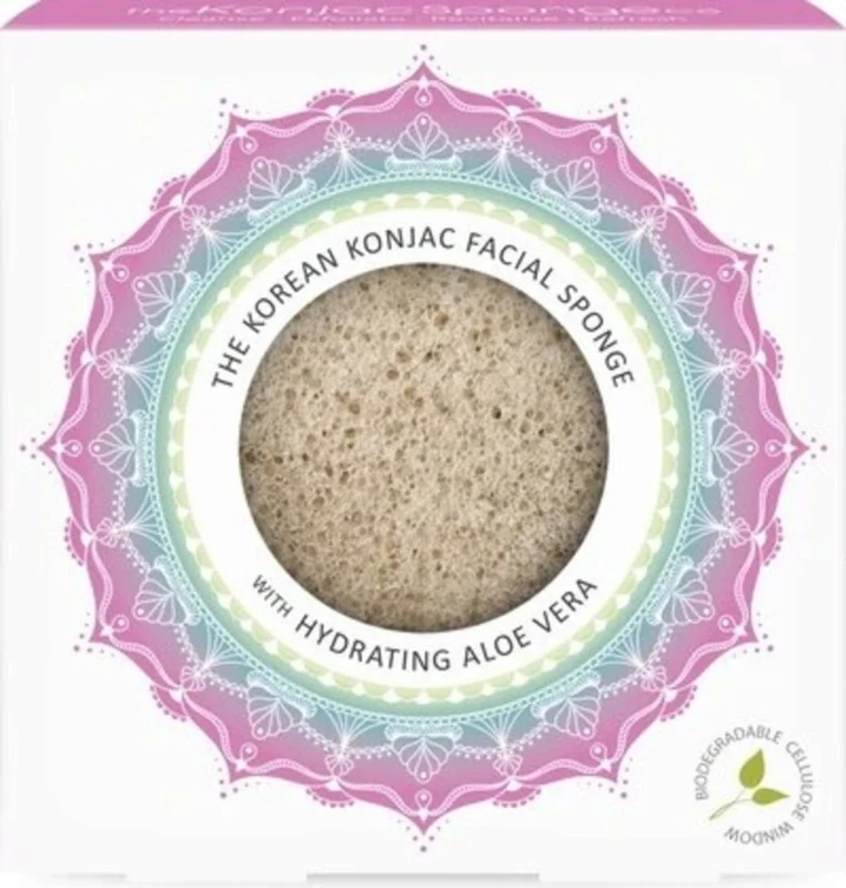 The Konjac Sponge Company Mandala Konjac Facial Sponge Aloe Vera Utförsäljning