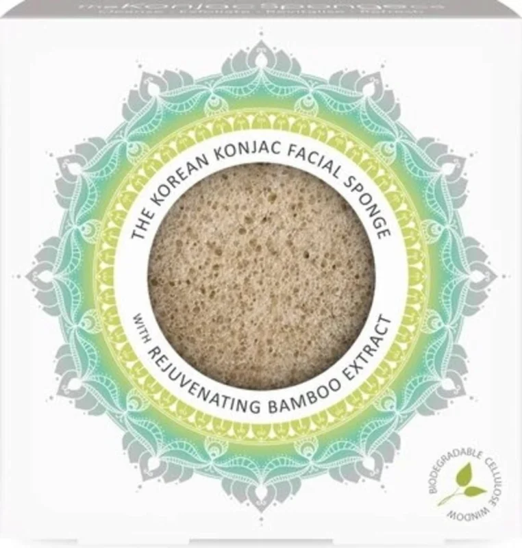 The Konjac Sponge Company Mandala Konjac Facial Sponge Bamboo Extract Erbjudandepris
