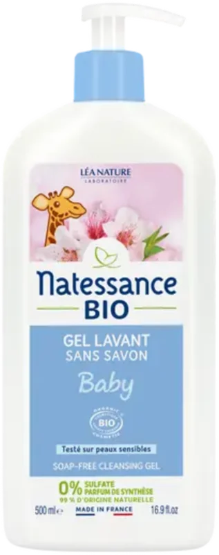 Natessance Baby 2in1 Schampo & Tvättlotion, 500 ml Outlet