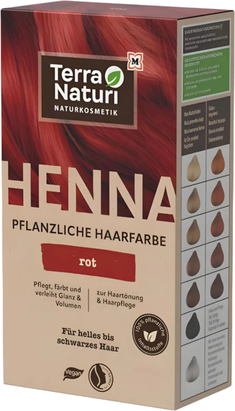 Terra Naturi Henna Växthårfärg Röd, 100 g I lager