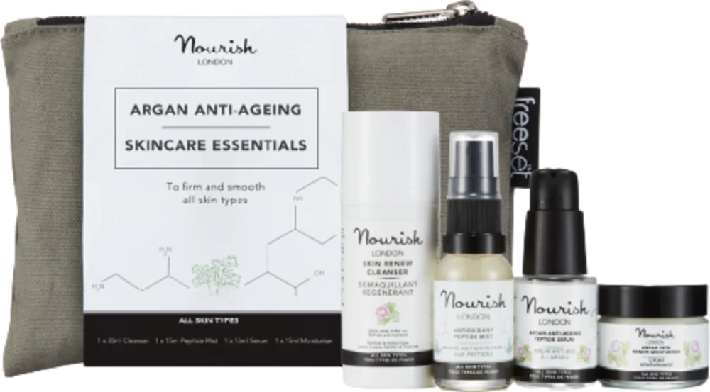 Nourish London Argan Anti-Ageing Skincare Essentials Lågt pris