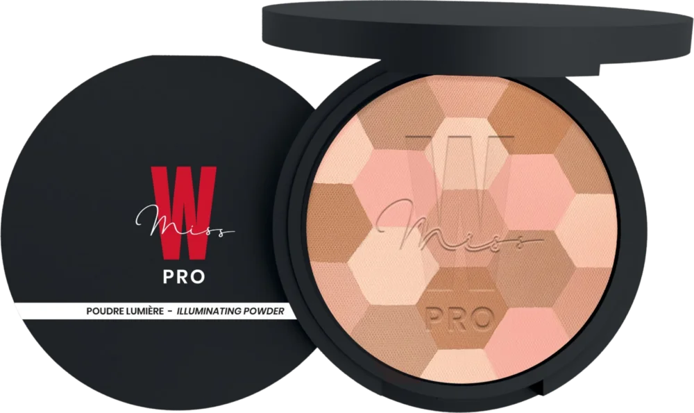 Miss W Pro Illuminating Powder, 210 Fair Skin Tones (8,50 g) Fri frakt