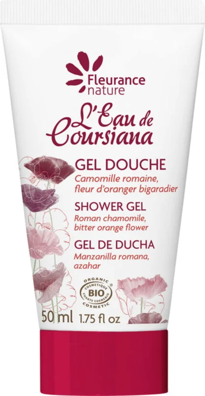 Köp nu Fleurance Nature L'Eau de Coursiana Shower Gel Chamomile & Orange Flower, 50 ml