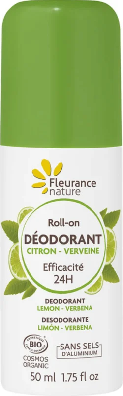 Fleurance Nature Deodorant Lemon & Verbena, 50 ml Begränsat antal