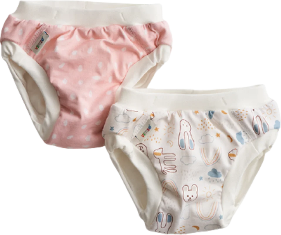 Vimse 2-pack träningsblöja rosa / nalle, XL 11-14kg Endast denna vecka