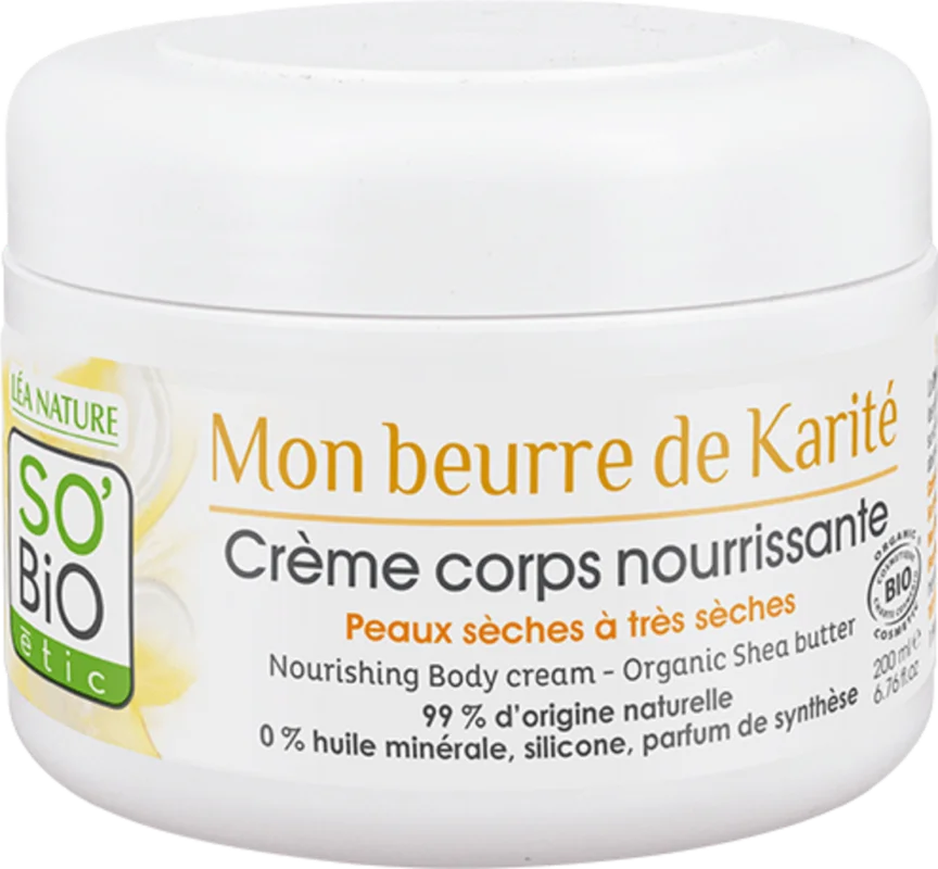 Kampanjpris LÉA NATURE SO BiO étic Nourishing Shea Butter Body Cream, 200 ml