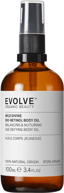 Evolve Organic Beauty Wild Divine Bio-Retinol Body Oil, 100 ml Endast idag