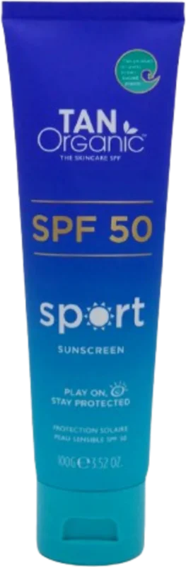 TAN Organic Sunscreen Sport SPF 50, 100 g Begränsad tid