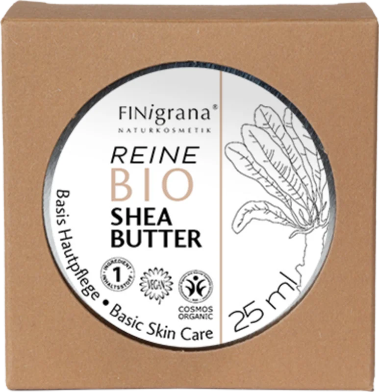 Utförsäljning FINigrana® ekologisk & naturlig kosmetika Rent ekologiskt sheasmör, 500 ml