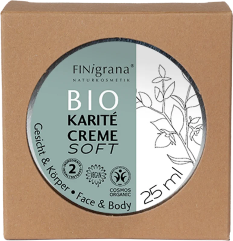 FINigrana® ekologisk & naturlig kosmetika Shea Cream Soft Ekologisk, 25 ml Sänkt pris