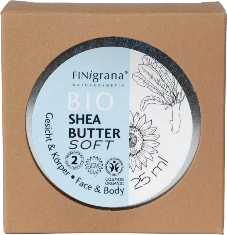 FINigrana® ekologisk & naturlig kosmetika Shea Butter Soft Eko, 25 ml Fri frakt