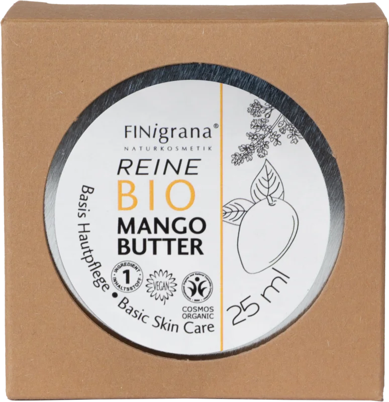 FINigrana® ekologisk & naturlig kosmetika Pure Mango Butter Eko, 100 ml Sista chansen