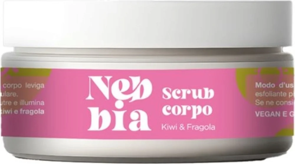 I lager Alkemilla Eco Bio Cosmetic Nebbia Body Scrub Kiwi & Strawberry, 150 g