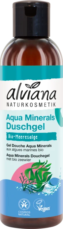 Endast denna vecka alviana Naturkosmetik Aqua Minerals Duschgel, 250 ml