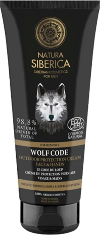 Natura Siberica For Men Only WOLF CODE Outdoor Protection Cream Face & Hands, 80 ml Utförsäljning