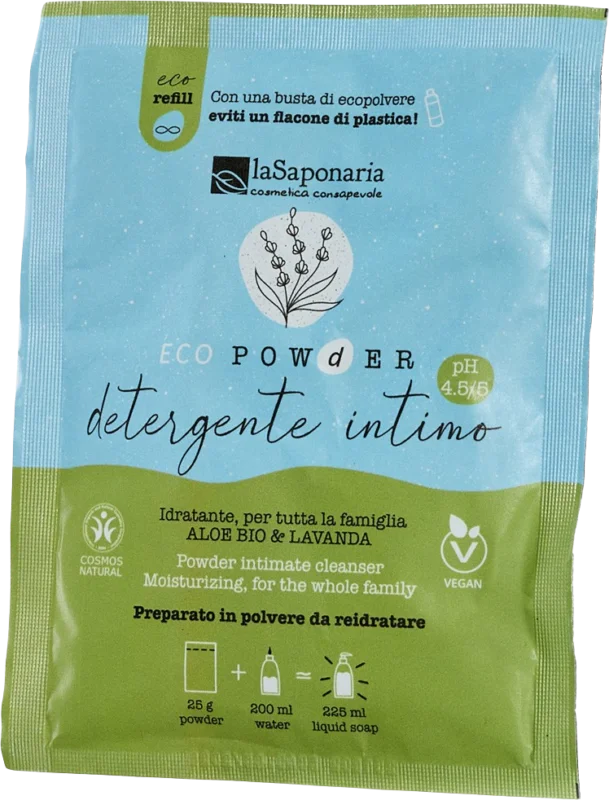 La Saponaria EcoPowder Refill Intimrengöring, 25 g Säker betalning