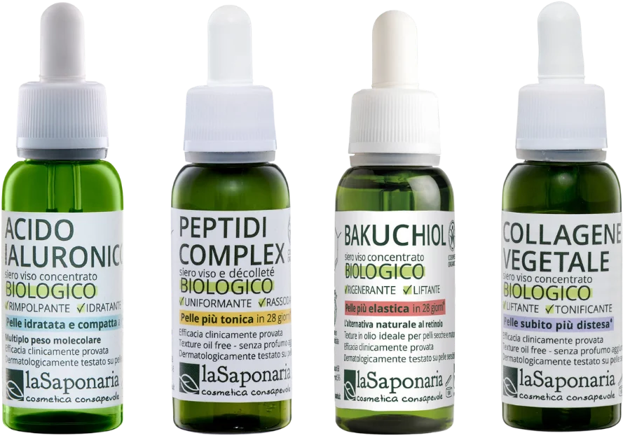 La Saponaria Attivi Puri Anti-Aging Set, 4 x 30 ml Erbjudandepris