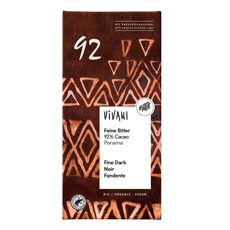 Beställ idag Vivani Choklad 92% EKO 80g