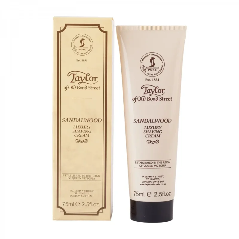 Begränsat antal Taylor of Old Bond Street Sandalwood Shaving Cream Tube