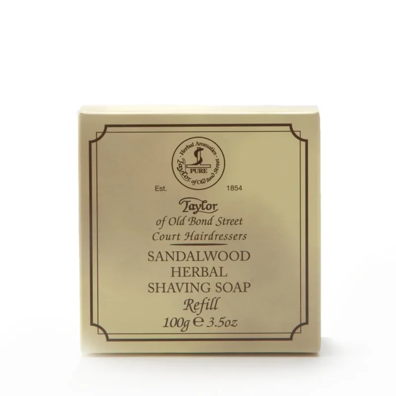Taylor of Old Bond Street Sandalwood Shave Soap Refill Trygg betalning