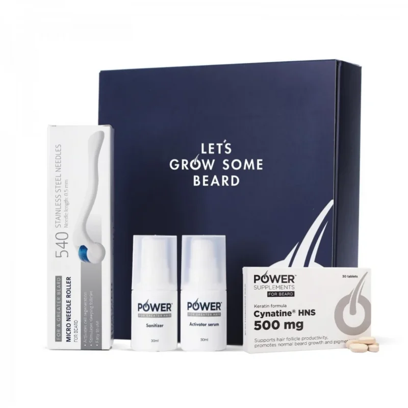 Greater Hair Beard Growth Kit + Supplements for Beard Erbjudandepris