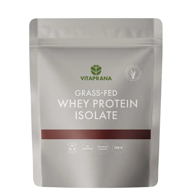 Vassleproteinisolat Grass-fed 750 g Choklad Rabatter
