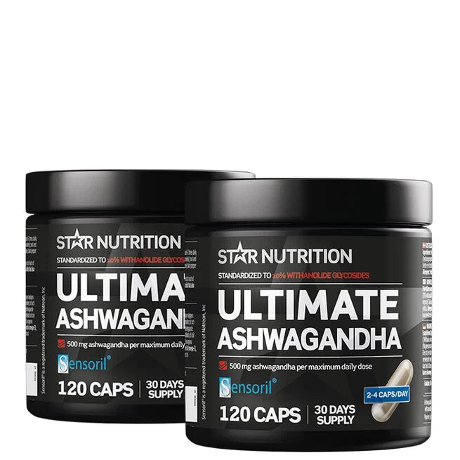 2 x Ultimate Ashwagandha 120 Kapslar Lägg i varukorgen