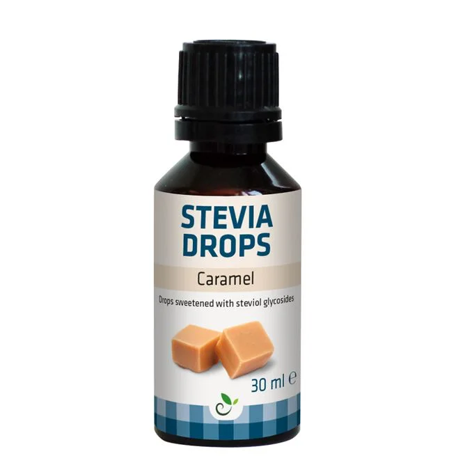 Stevia Droppar Karamell 30 ml Sista chansen