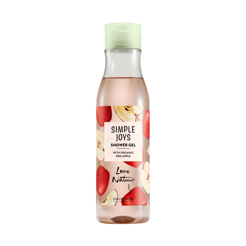 Populärt val Simple Joys Shower Gel with Organic Red Apple Love Nature